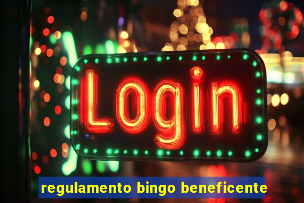 regulamento bingo beneficente